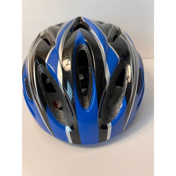 JBM Pedal Cyclists Helmet Blue Black Silver Size 56-63.5cm‎ - Picture 4 of 8